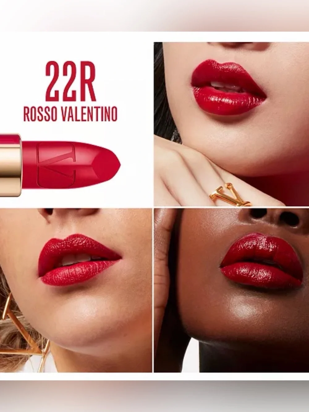 Valentino 22R Rosso Valentino Lipstick - Vibrant Red
